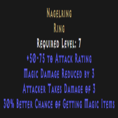 Nagelring 30% Magic Find Description