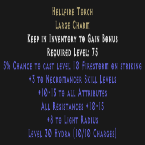 Necromancer Torch Description