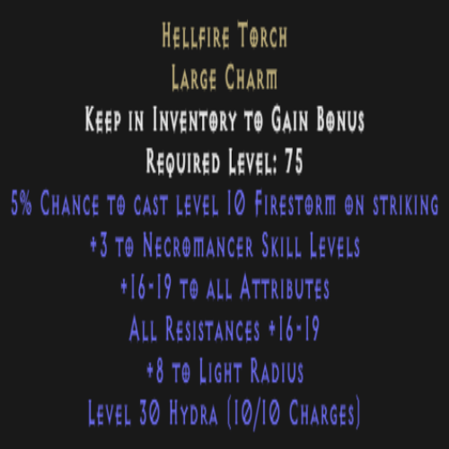 Necromancer Torch Description