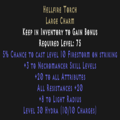 Necromancer Torch Description