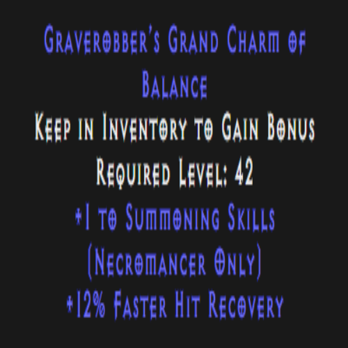 Necromancer Summoning Skiller 12% FHR Description