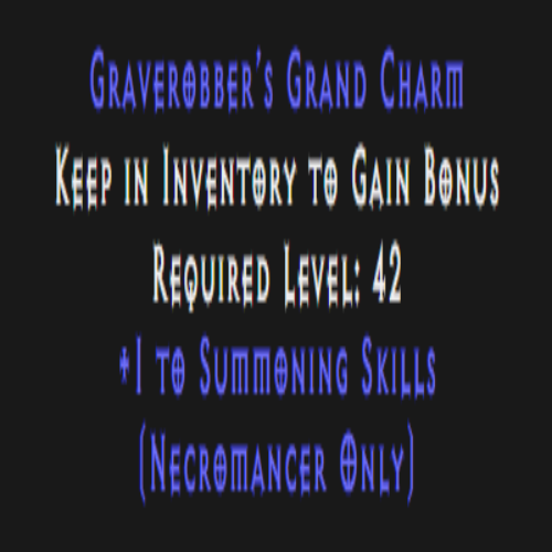 Necromancer Summoning Skiller Plain Description