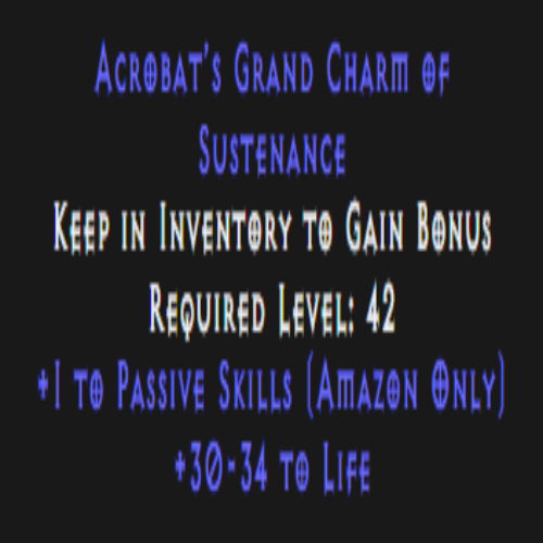 Amazon Passive Skiller 30-34 Life Description
