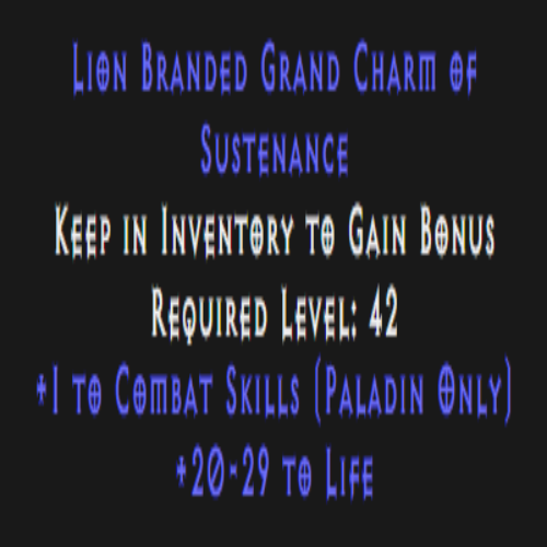 Paladin Combat Skiller 20-29 Life Description