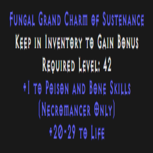 Necromancer Poison & Bone Skiller 20-29 Life Description
