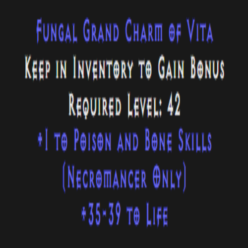 Necromancer Poison & Bone Skiller 35-39 Life Description