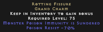 Rotting Fissure Sunder Charm