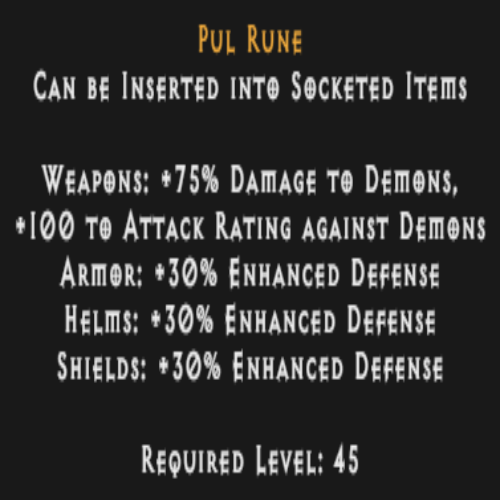Pul Rune Description