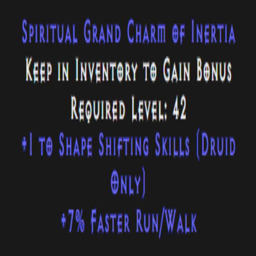 Druid Shape Shifting Skiller 7% FRW Description