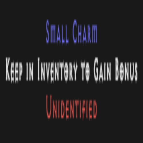 20 - Unidentified Small Charms (Hell Found) Description