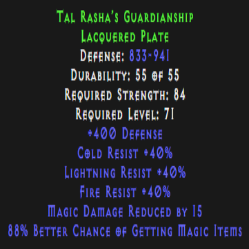 Tal Rasha's Guardianship Description