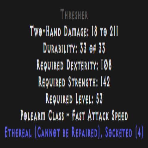 Thresher Ethereal 4 Sockets