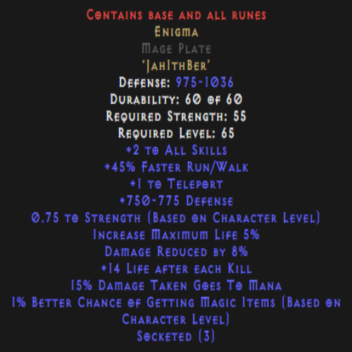 Unmade Enigma Mage Plate Description