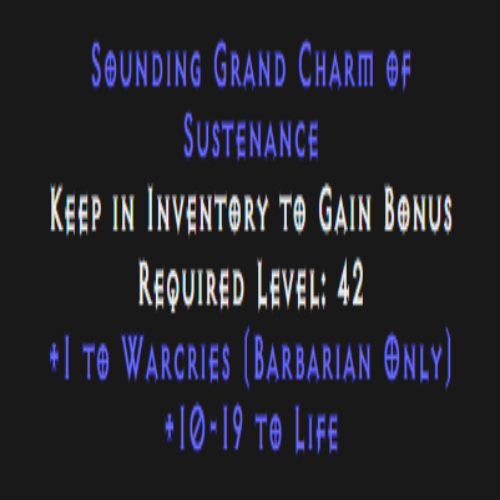 Barbarian Warcries Skiller 10-19 Life Description