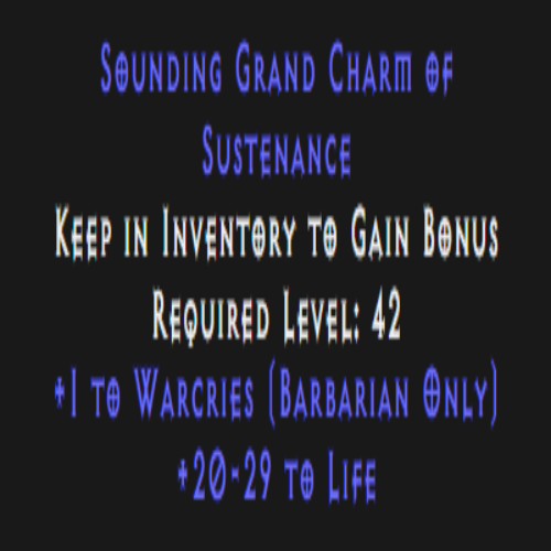 Barbarian Warcries Skiller 20-29 Life Description