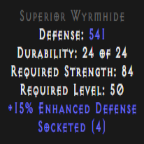 Wyrmhide 15% ED 4 Sockets