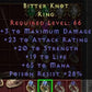 Bitter Knot 3 MAXDMG 23 AR 20 STR 19 LIFE 65 MANA 28 PR