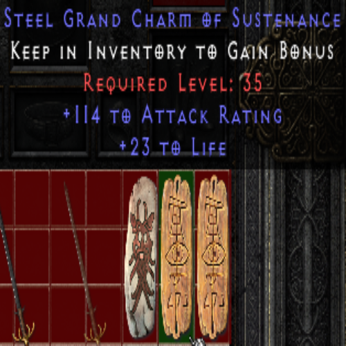 Steel Grand Charm of Sustenance 114 AR 23 Life