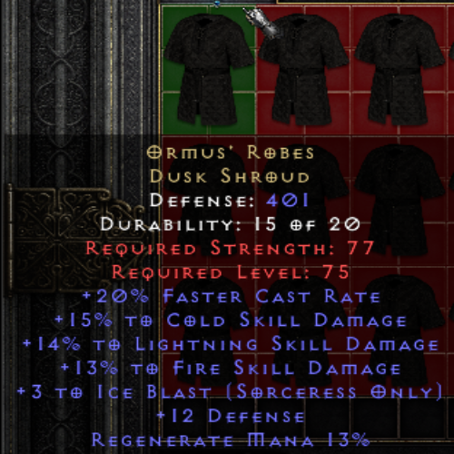 Ormus' Robes - Ice Blast