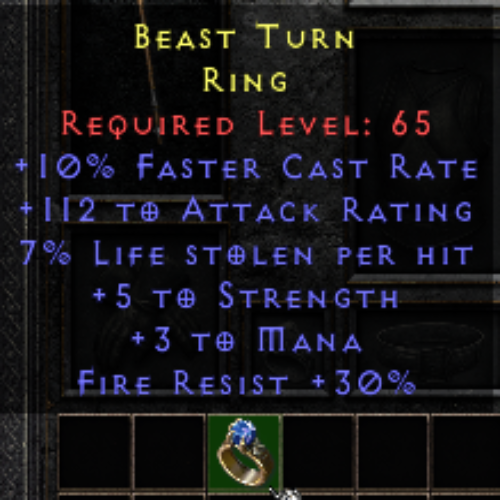 Beast Turn 10 FCR 112 AR 7 LS 5 STR 3 Mana 30 FR