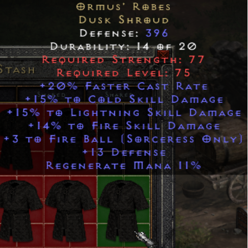 Ormus' Robes - Fire Ball #2