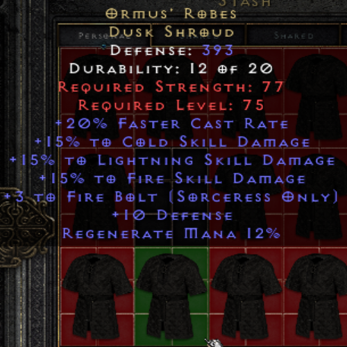 Ormus' Robes - Fire Bolt #2
