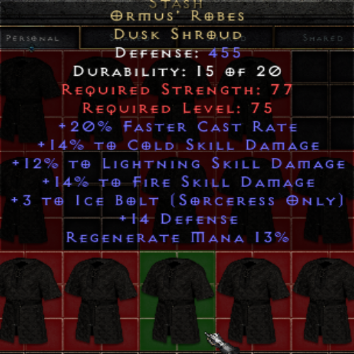Ormus' Robes - Ice Bolt