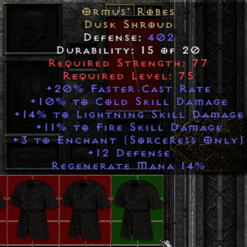 Ormus' Robes - Enchant