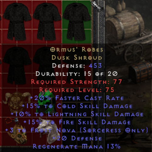 Ormus' Robes - Frost Nova #2
