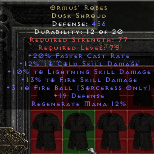 Ormus' Robes - Fire Ball #4