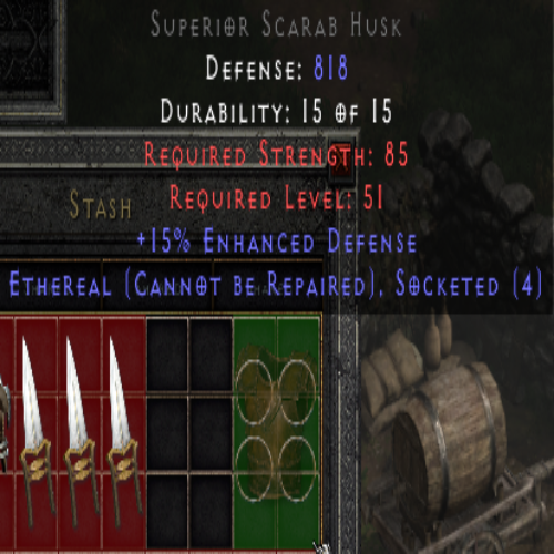 Scarab Husk 15 ED 4os - 818 Defense - Ethereal