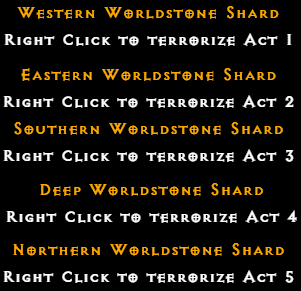 Worldstone Shards Pack (A1-A5) descriptions D2RGEAR