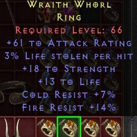 Wraith Whorl 61 AR 3 LS 18 STR 13 LIFE 7 CR 14 FR