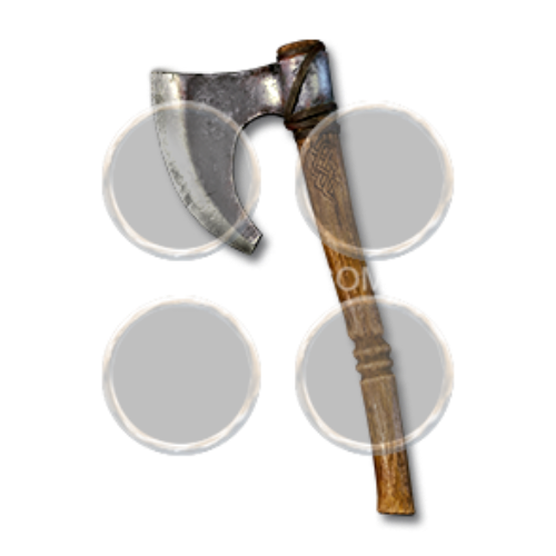 Berserker Axe 4 Sockets