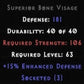 Bone Visage 3 Sockets 15% ED