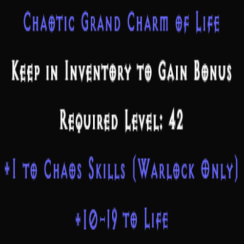 chaotic 10 19 item description D2RGEAR