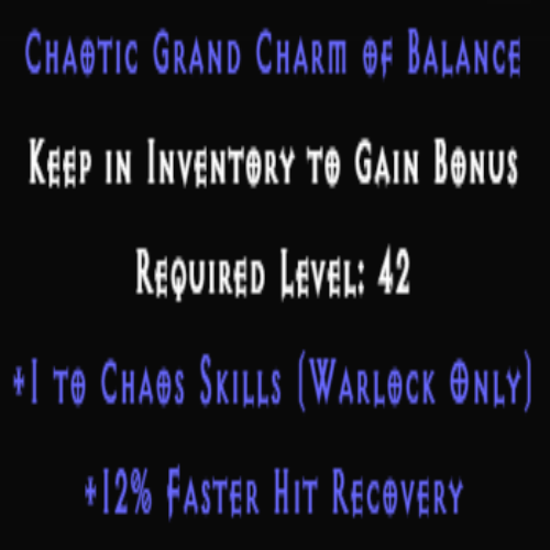 chaotic 12 fhr item description D2RGEAR