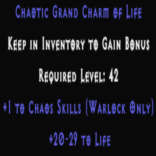 chaotic 20 29 item description D2RGEAR