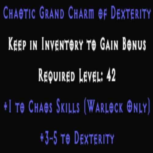 chaotic 3 5 dex item description D2RGEAR