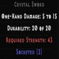 Crystal Sword 3 Sockets