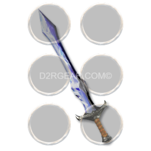 Crystal Sword 6 Sockets