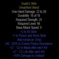 Death's Web +1 PnB