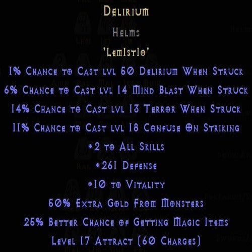 Delirium Rune Pack