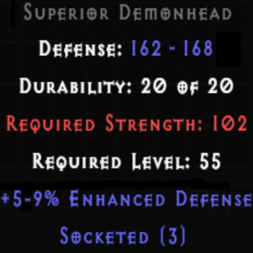 Demonhead 5-9% ED 3 Sockets