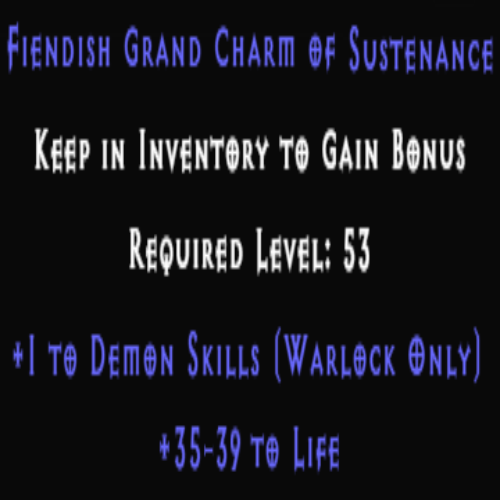 Warlock Demon Skiller 35-39 Life Description