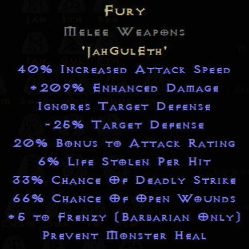 Fury Rune Pack