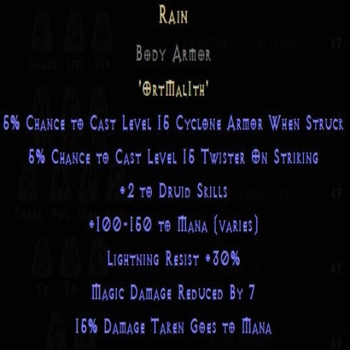 Rain Rune Pack