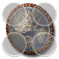 Sacred Rondache 4 Sockets 30-39 All Res