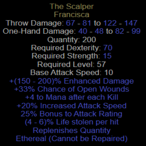 The Scalper Ethereal