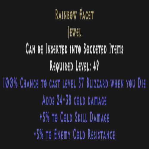 Cold Facet Death Description